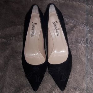 Neiman Marcus suede heels